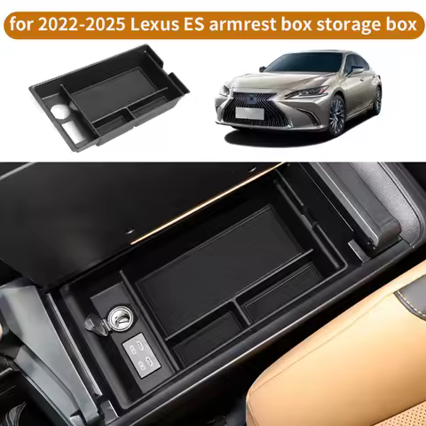 for 2022-2025 Lexus ES Center Console Armrest Storage Box, ES300H Interior Storage Box, ES200 Storag