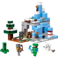 Chinese Building Blocks New Style Minecraft 21243 Frozen Peak Children's Educational Assembling Toys