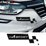 Car Sticker Suitable for Renault Front Bumper ASport Sticker Unique Garland Body Door Cover Scratch 