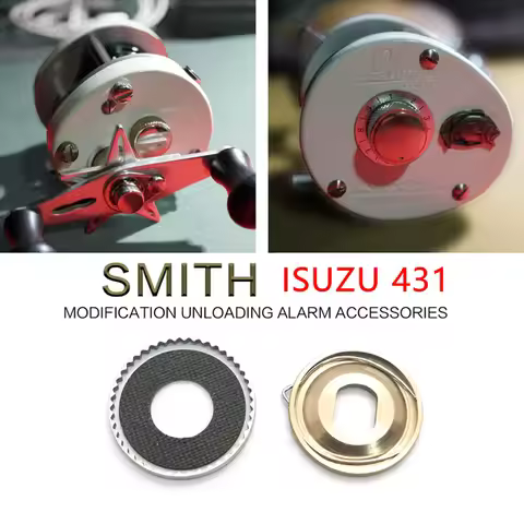 For SMITH Isuzu 431 Silver Demon Vintage Baitcasting Reel 6th‑Gen Drag Clicker Modification Parts Fo