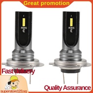 2Pcs Car H7 LED Bulbs Head Light Lamp White 6000K 80W CSP Chip 6SMD Motorcycle Fog Lamp 1860 16000LM