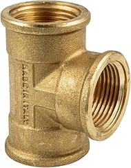 tecuro T-piece on all sides internal thread Rp 1/2 inch, MS blank CW617N
