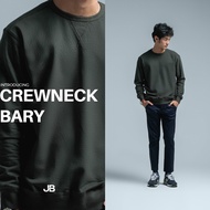 CODE G94D JB Crewneck Bary Green Army Men's Sweater