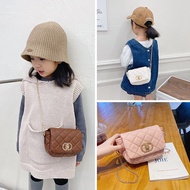 Girls' Bags Crossbody Bag Fashion Pouch Tide Kids Small Chanel-Style Bag Princess Chain Shoulder Bag