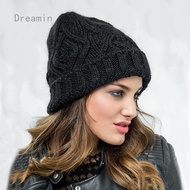 Dreamin.id .id .id .id Topi Kupluk Rajut Bahan Wol Hangat untuk