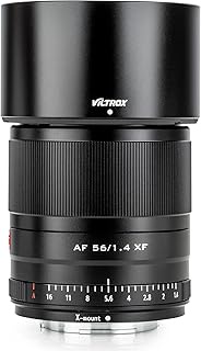 Viltrox AF 56mm f/1.4 XF STM APS-C Frame Auto Focus Standard Prime Lens for Fuji Fujifilm X-Mount Mi