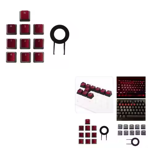10Pcs RGB Mechanical Keyboard Keycaps for Corsair K70 RGB K95 K90 K63 for w/ Pul