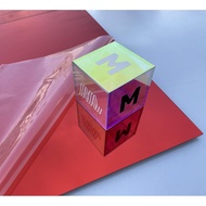 Set of 2 Acrylic Sheet 1/8" Red Mirror, Red Mirrored Acrylic Lucite Plexiglass Sheet (Actual Size 11