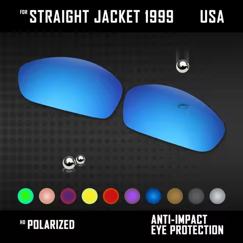 OOWLIT Polarized Lenses Replacements For Oakley Straight Jacket 1999 Sunglasses