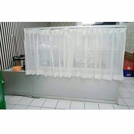 Warteg display case curtains length 220 cm 200cm 150 cm 100 cm langsir