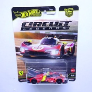 Hotwheels Premium Card Tulang Circuit Legends Ferrari 499p