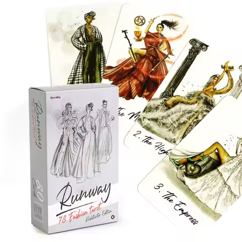 Runway Tarot 78 card fashion style tarot A fragrant identity that lingers inward Fortune Telling Gam