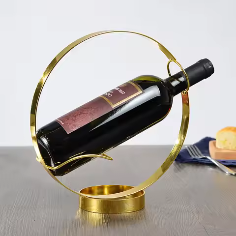 Storage rack Modern Living Room Originality Red Wine Rack Concise Stainless Red Wine Rack Wine The S