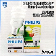 PHILIPS TORNADO 12W WW | LAMPU SPIRAL HEMAT ENERGY WARNA KUNING | E27