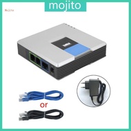 Mojito 1Set VOIP for Gateway 2 Ports SIP V2 Protocol Internet Phone Voice Adapter