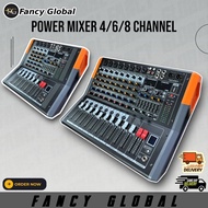 Pengadun Berkuasa 2x400W EP4, EP6, EP8 Pengadun kuasa audio pelbagai fungsi profesional Karaoke