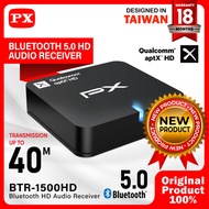 PX BTR-1500HD Bluetooth Audio Receiver 5.0 aptX HD Aux 3.5mm Optic
