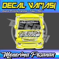 Stiker Decal  Kabin Depan Truk Canter Stiker Decal Truk  Stiker Kaca  Stiker Bisa Reques/Custom