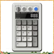 Retro 18 Mechanical Numpad for  Android Bluetooth 2.4G USB-C Support Calculator Mode with Hot-Swappa