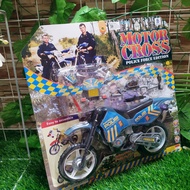 Mainan Motor Cross / Trail Polisi Rakit - miniatur motor cross
