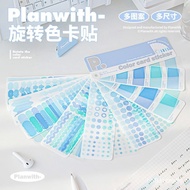 Cash-Planwith Rotating Color Card Sticker ins High-Value Index Writable Sticky Note Junior High Scho