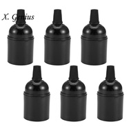 6-Pack Bakelite Lamp Holder E26/ E27 Light Socket Vintage Bulb Socket ES Screw Lampholder for Ceilin