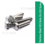 Stainless Steel HEX Bolts Din 933 Screw (M3/M4/M5/M6/M8)