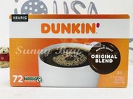 【Sunny Buy】◎現貨◎ 美國 Dunkin Donuts 原味咖啡膠囊 72ct Blend K-Cup