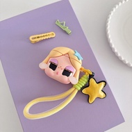 SHINY Cute Cartoon ins Fun Huawei 5i/6i/7i Protective Case clip/2 Suitable for Se2/3 Earphone Case S