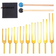 Tuning Forks Set 9Pcs 174/285/396/417/528/639/741/852/963Hz Tuning Fork, Sound Healing Tool Set for 