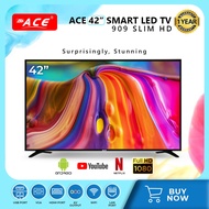 【Free shipping】ACE 42" UHD Smart Google TV (Android 12, Netflix, Youtube, Chromecast, ISDB)