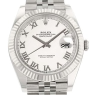 ROLEX 勞力士 Datejust 41 SS/K18WG 白金 隨機序列號 126334 ROLEX 手錶 白色 錶盤