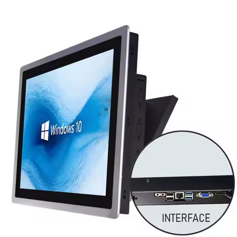 10.4 12.1 15 Inch Embedded Industrial All in One PC IP65 Waterproof Front Capacitive Touch Screen Mi
