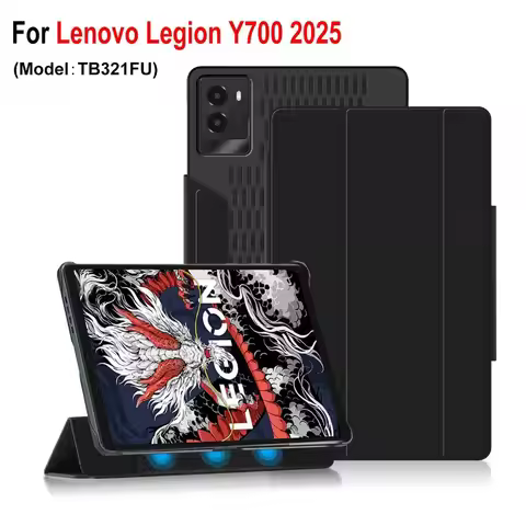 New Black 8.8inch Tablet Case for Lenovo Legion Y700 2025 Shockproof Auto Wake/Sleep Protective Shel