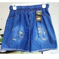 CAT Pants HOTPANTS SHORTS CUTE CAT EMBROIDERED JEANS