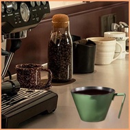 Espresso Pouring Cup Stainless Steel Measuring Shot Cup with Handle Espresso Accessories Espresso Sh