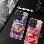 Case poco C85 - Softcase Glass Kaca poco C85 - Casing hp poco C85 - Silicone poco C85 - Casing Xiaom