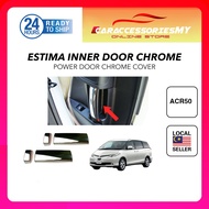 Toyota estima acr50 interior door handle chrome power door inner sliding handle cover interior decor