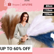 Afutre Faux Pampas Grass 80/110/120cm Tall Artificial Pampas Floral Large Fake Pampas Grass Branches