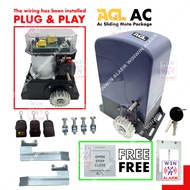 AGL AC ( FULL SET WITHOUT GEAR RACK)  ONE SPEED SLIDING MOTOR HEAVY DUTY AUTO GATE SYSTEM 15OOKG