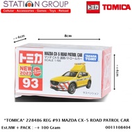 TOMICA TOMICA TOMICA TOMICA TOMICA TOMICA 228486 REG 93 MAZDA CX-5 ROAD PATROL CAR YELLOW 24 - DIECA