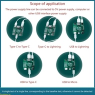 Doublebuy USB Cable Triad- Tester 4-in-1 Data Wire Test Precise Type-C IOS Micro-USB USB Cable Triad- Tester for Cellpho