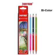 Bi Duo Color Pencil Joyko CP-Bi100 4-Sided Colored Pencil/ 12 Colors
