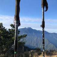 碳纖維極輕折疊式伸縮外鎖掠嶺登山杖 兩色可選 交換禮物