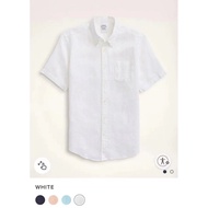 Brooks Brothers Booker Brothers Presidential Royal Brand 2025 New Style Men's Short-Sleeved Shirt Bu