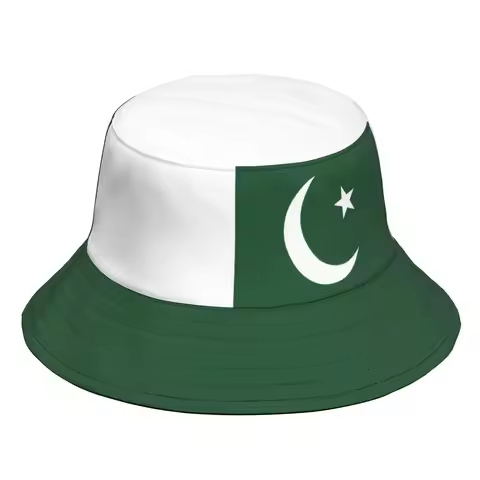 Pakistan Fisherman Hats Free Custom Name Logo Bucket Cap Nation Flag Islam Arabic Islamic Pk Pakista