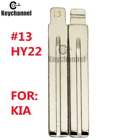 10pcs HY22 TOY48 Car Key Flip Blade NO.13 KD Blank Folding Key Blank for Kia Hyundai Elantra Toyota 