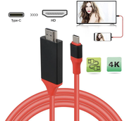 USB C to HDMI Cable Video Adapter For Macbook Huawei P20 Pro Samsung Galaxy S9 S8 HDMI to USB-C Extender