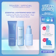 NEW Essential Lightening Basic Set - Light+ Gentle Wash, Toner, Symradiance Serum