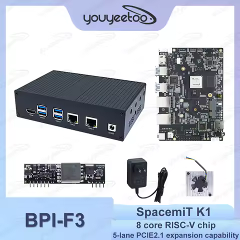 Banana Pi BPI-F3 Industrial Grade Development Board SpacemiT K1 Soft Routing 8 Core RISC-V AI CPU 2.